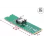 Conversor M.2 Key M para 1× SFF-8654 4i DELOCK 64361