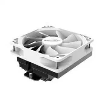 Dissipador de CPU Akasa VIPER H6L branco – dissipador de ar plano, ventoinha única, dissipador torre
