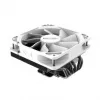 Dissipador de CPU Akasa VIPER H6L branco – dissipador de ar plano, ventoinha única, dissipador torre