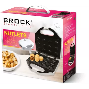 Máquina de bolachas Brock Electronics HZ 3012 12 bolachas 750 W branco
