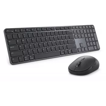 Dell Pro 7 Slim Teclado e rato | KM726 | Conjunto de teclado e rato | Sem fios | Rato incluído | Russo | Bluetooth | Preto