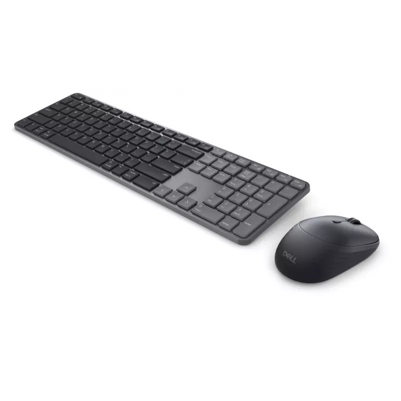 Dell Pro 7 Slim Teclado e rato | KM726 | Conjunto de teclado e rato | Sem fios | Rato incluído | Russo | Bluetooth | Preto
