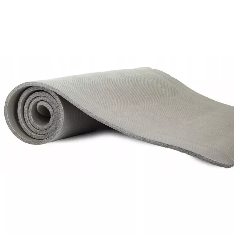 Extralink | Tapete de exercício | Fitness cinzento Yoga e Aeróbica 180x60cm