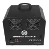 LIGHT4ME BUBBLE DOUBLE - Máquina de bolhas de sabão 300W, comando sem fios