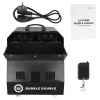 LIGHT4ME BUBBLE DOUBLE - Máquina de bolhas de sabão 300W, comando sem fios