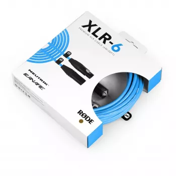 Cabo de áudio RØDE XLR6M-B 6 m XLR azul (400832821)