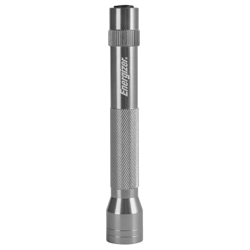 Lanterna de metal LED 90 lúmenes prateada