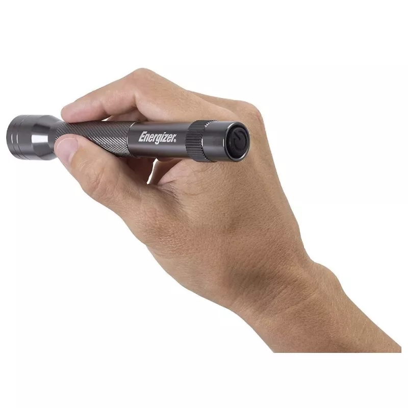 Lanterna de metal LED 90 lúmenes prateada