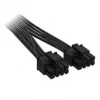 Cabo Corsair Premium-Sleeved 2x 8-Pin para 12V-2x6, para fonte de alimentação Type-4 – preto