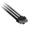 Cabo Corsair Premium-Sleeved 12V-2x6 para 2x 6+2-Pin PCIe, Universal – preto/branco