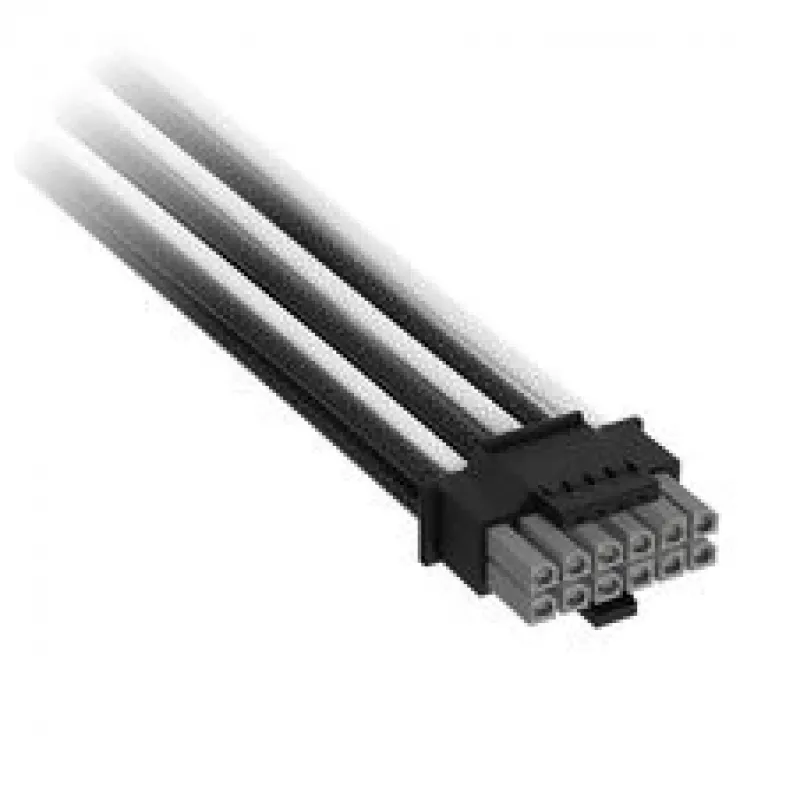 Cabo Corsair Premium-Sleeved 12V-2x6 para 2x 6+2-Pin PCIe, Universal – preto/branco