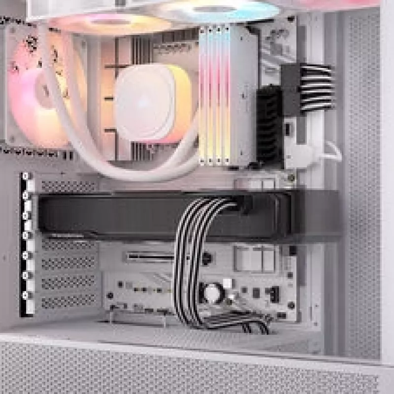 Kit de cabos DC Corsair Premium-Sleeved, para fonte de alimentação Type-5 – preto/branco