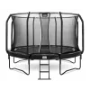 Trampolim Salta First Class redondo 366 cm, trampolim de fitness, preto, modelo 5373A