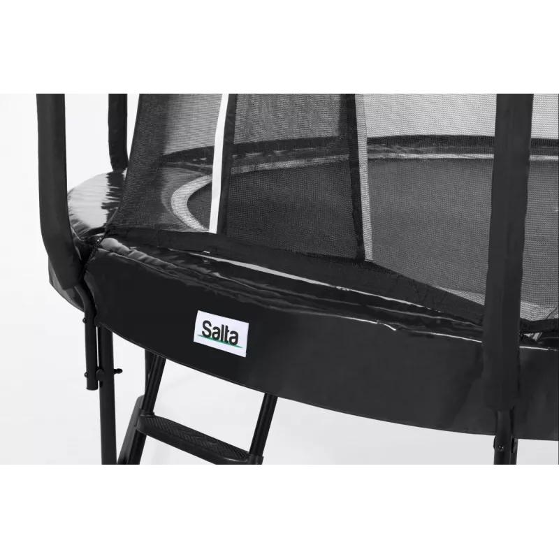 Trampolim Salta First Class redondo 366 cm, trampolim de fitness, preto, modelo 5373A