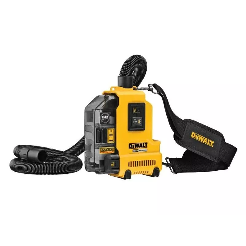 Aspiração de pó DeWALT DWH161N-XJ amarelo 0,21 L