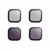 Conjunto de filtros para câmara Telesin ND8 ND16 ND32 CPL – kit preto de 4 peças
