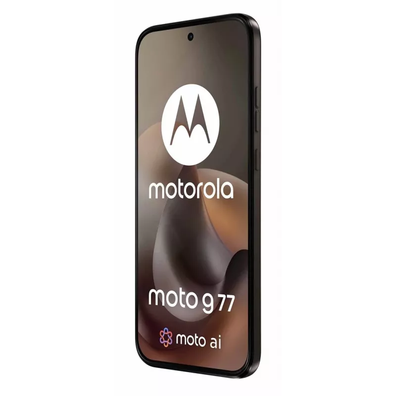Smartphone Motorola G77 5G — 12GB RAM, 256GB, 6,78 polegadas 120Hz pOLED, Dimensity 6400, 108+8MP, NFC, IP64