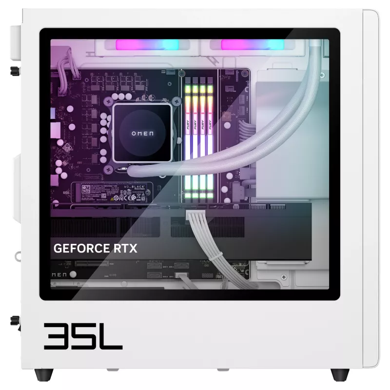 HPI Omen 35L Desktop GT16-0188ng, preto, Core Ultra 7 265F, 32GB RAM, 1TB SSD, GeForce RTX 5070 Ti