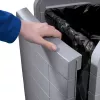Balde do lixo Hailo ProfiLine WSB Design Plus XXXL — retangular ABS cinzento, largura 500 mm, profundidade 470 mm, altura 110 mm