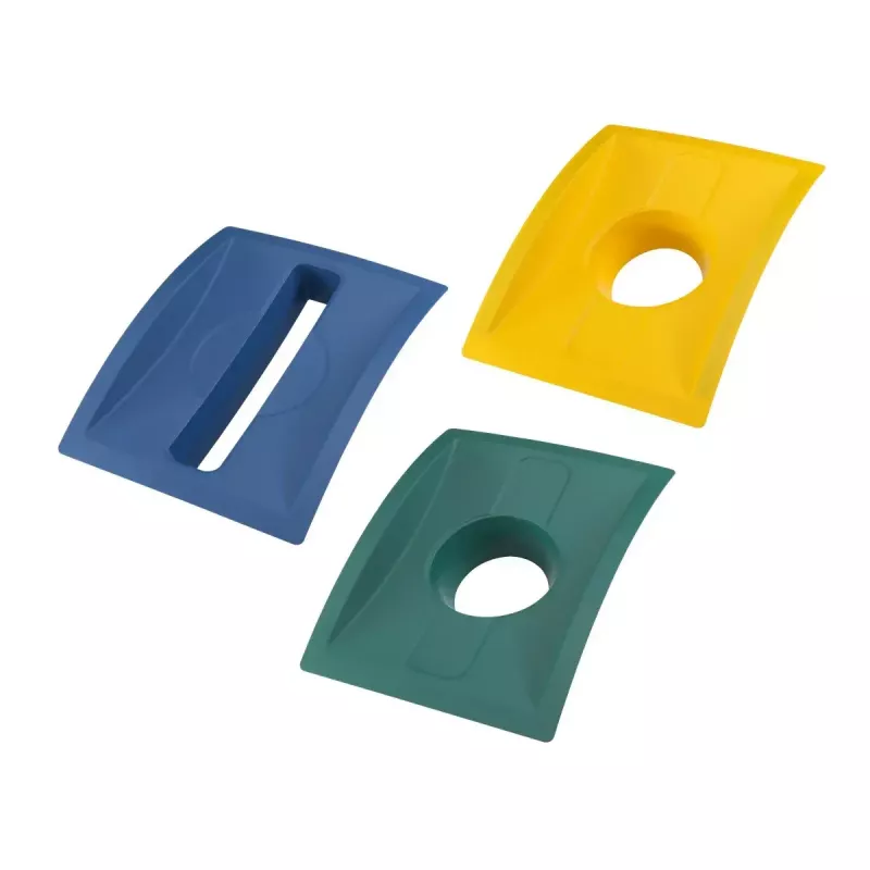 Balde do lixo Hailo ProfiLine WSB Design Plus XXXL — retangular ABS cinzento, largura 500 mm, profundidade 470 mm, altura 110 mm