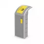 Balde do lixo Hailo ProfiLine WSB Design Plus XXXL — retangular ABS cinzento, largura 500 mm, profundidade 470 mm, altura 110 mm