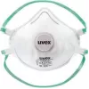 Máscara respiratória UVEX silv-Air classic 2310 planet FFP2 — meia-máscara descartável, 15 unid.