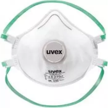 Máscara respiratória UVEX silv-Air classic 2310 planet FFP2 — meia-máscara descartável, 15 unid.