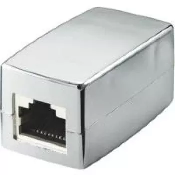 Conector/acoplador RJ45 CAT 6 Wentronic Goobay – para redes de 250 MHz, blindado (93963)