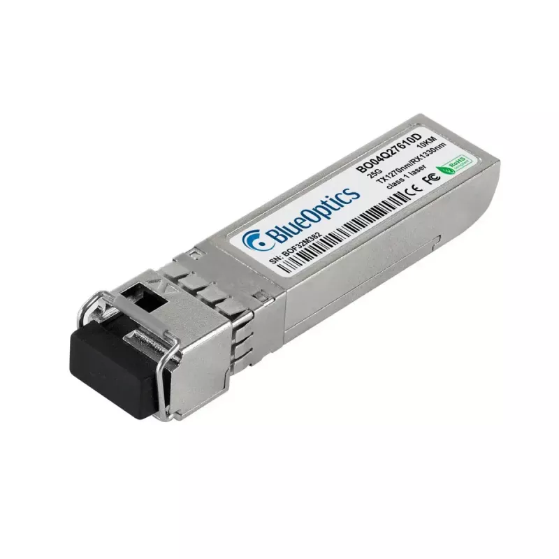 Transceptor de fibra ótica BlueOptics SFP28 SFP-10/25G-BXU-BO 25 Gbit/s LC 1270 nm monomodo
