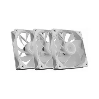 Ventoinha de caixa MSI MAG F120 ARGB White Triple Pack — 3x F120 ARGB White
