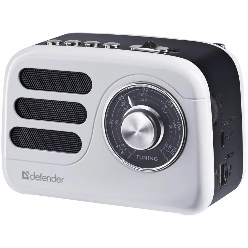 Altifalante portátil DEFENDER SIGNAL com FM/MP3/SD/USB e Bluetooth (5W, antena)