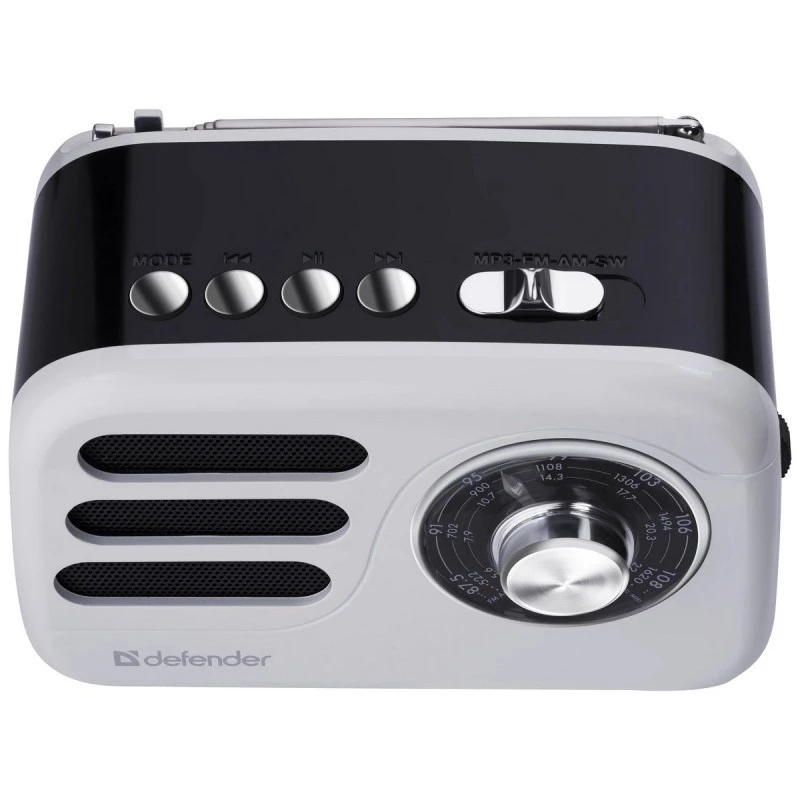 Altifalante portátil DEFENDER SIGNAL com FM/MP3/SD/USB e Bluetooth (5W, antena)
