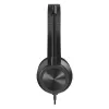 Auscultadores com fio e microfone DEFENDER tune 150 – preto, headset estéreo com fio