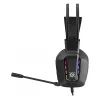 Headset gaming USB com fio DEFENDER GOTHIC RGB com microfone, preto