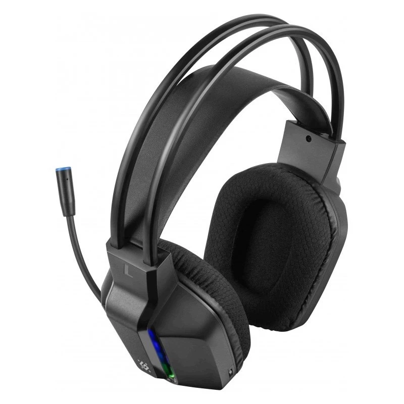 Headset gaming USB com fio DEFENDER GOTHIC RGB com microfone, preto