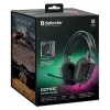 Headset gaming USB com fio DEFENDER GOTHIC RGB com microfone, preto