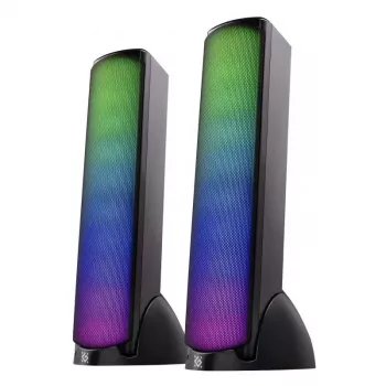 Altifalantes para PC Defender Skypulse 2.0, 60 W, Bluetooth, RGB