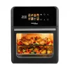 Fritadeira de ar quente GreenBlue GB950 1800W, capacidade 10 l, 8 programas, painel tátil, temporizador, preto