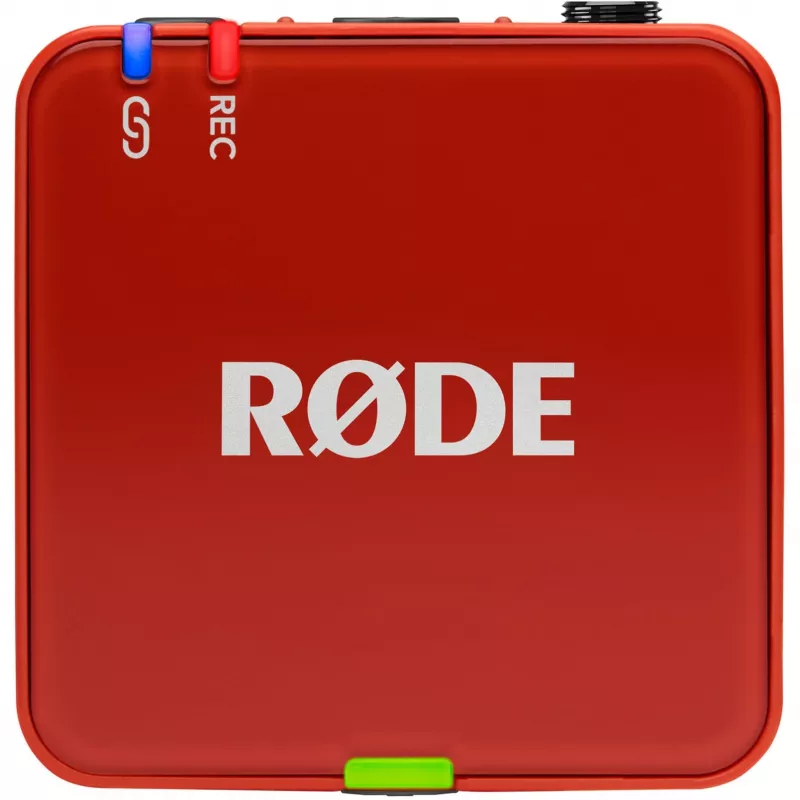 Sistema de microfone sem fios Rode Wireless Go III castanho — transmissão sem fios 2,4 GHz, kit compacto de dois canais