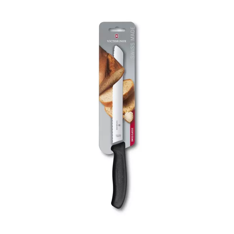 Faca de pão Victorinox 6.8633.21B — lâmina serrilhada 21 cm, faca de cozinha 1 unid.