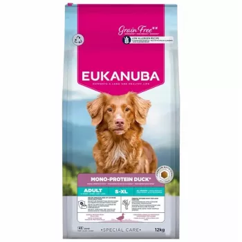 Ração seca para cães EUKANUBA Special Care Mono-Protein Adult Duck – fórmula monoproteica, 12 kg