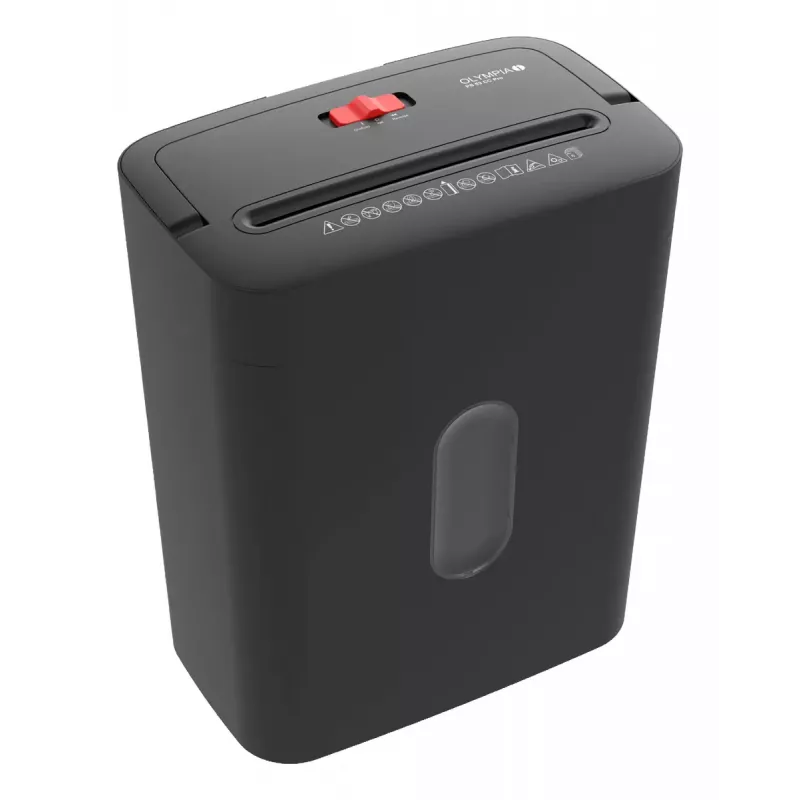 Destruidora de documentos Olympia PS 53 CC Pro – corte cruzado, depósito de 15 L, 68 dB, preto