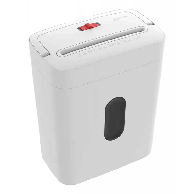 Destruidora de documentos Olympia PS 53 CC Pro — corte cruzado, cesto de 15 L, 68 dB, branco