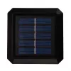 Luminária de coluna LED solar GreenBlue GB127 WW — 3200 K branco neutro, cúpula 80×80 mm, bateria NiMH