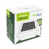 Luminária de coluna LED solar GreenBlue GB127 WW — 3200 K branco neutro, cúpula 80×80 mm, bateria NiMH