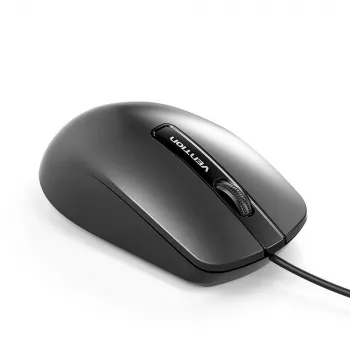 Rato USB ótico preto/KTABG Vention