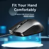 Rato USB ótico preto/KTABG Vention