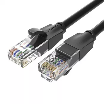 Cabo de rede UTP CAT6 Vention IBEBG RJ45 Ethernet 1000Mbps 1,5m preto