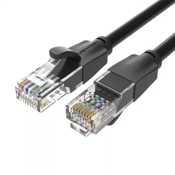 Cabo de rede UTP CAT6 Vention IBEBK RJ45 Ethernet 1000Mbps 8m (preto)