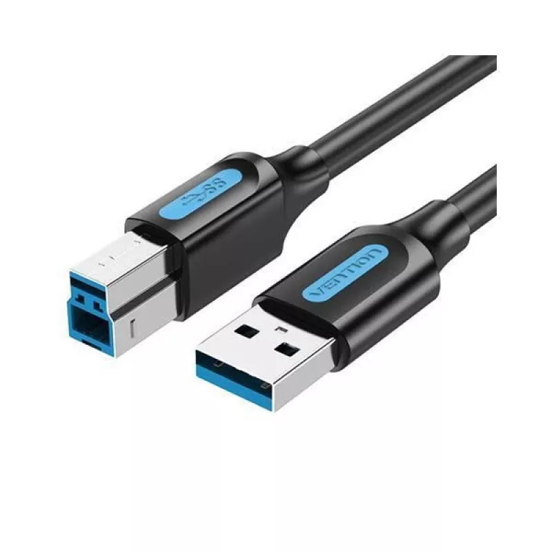 Cabo USB2.0 macho para macho/2M preto Coqbh Vention